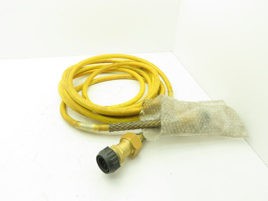 TPC Wire & Cable Cord Set 12 Pin Cannon-G 28-51 Male Female Ends 12AWG 30' Long