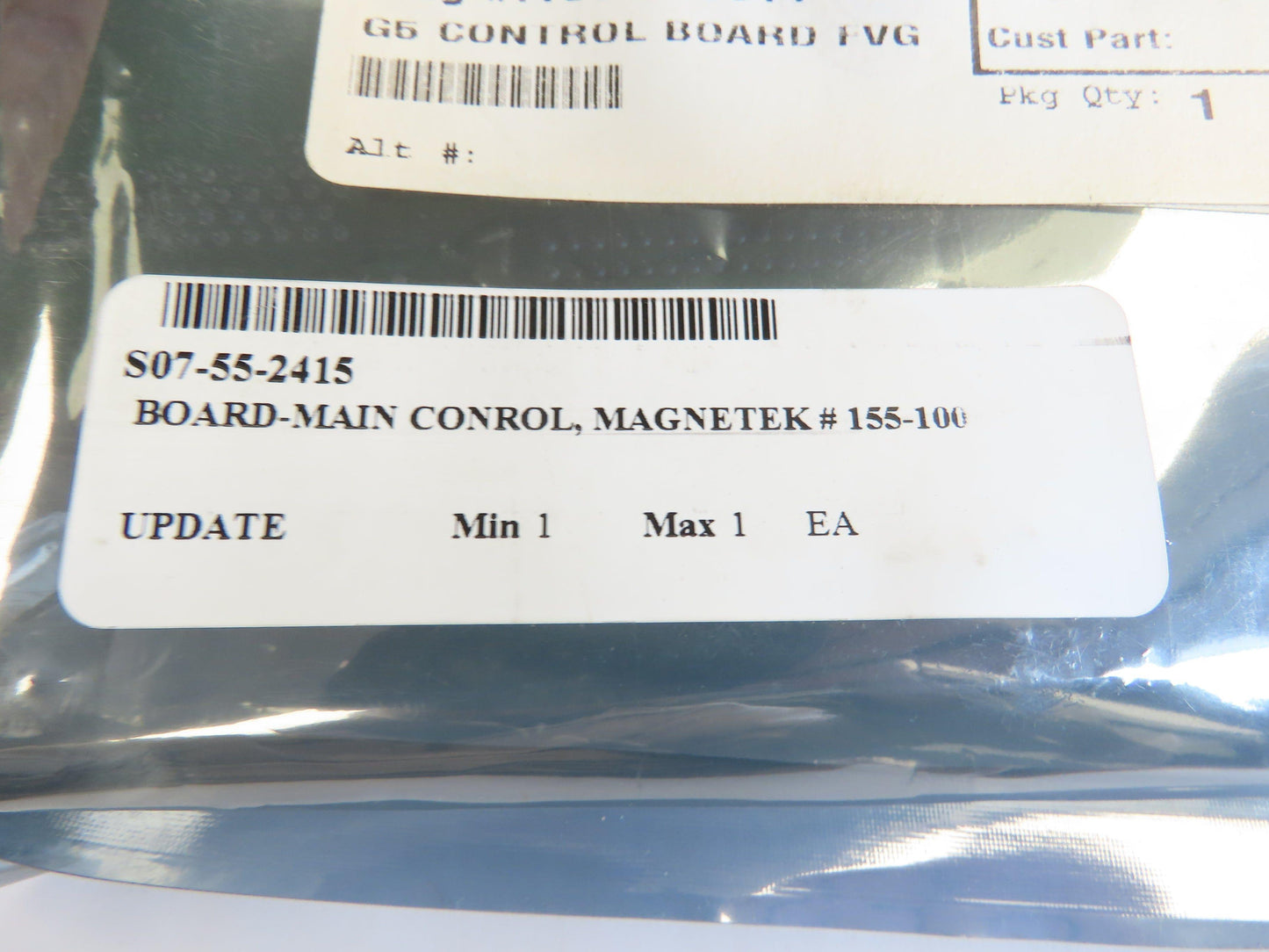 Magnetek G5 AC Drive FVG+ Main Control Board 155-10014