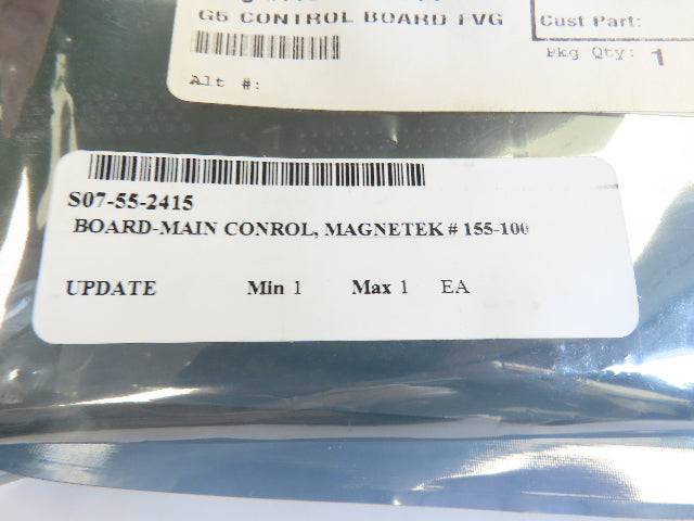 Magnetek G5 AC Drive FVG+ Main Control Board 155-10014