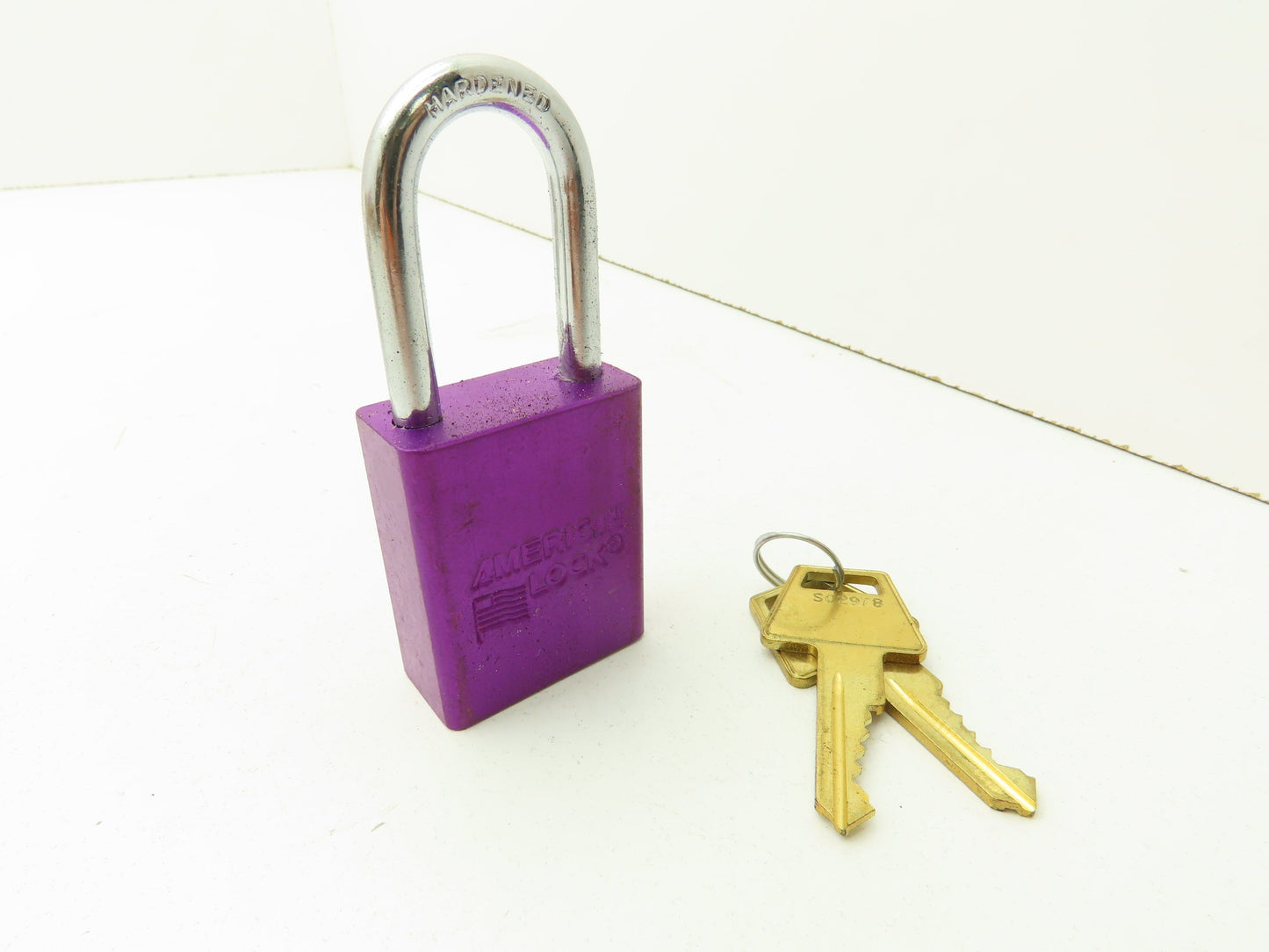 American Lock A1106KAPRP Lockout Padlock Purple 1-1/2" Shackle Lot of 3
