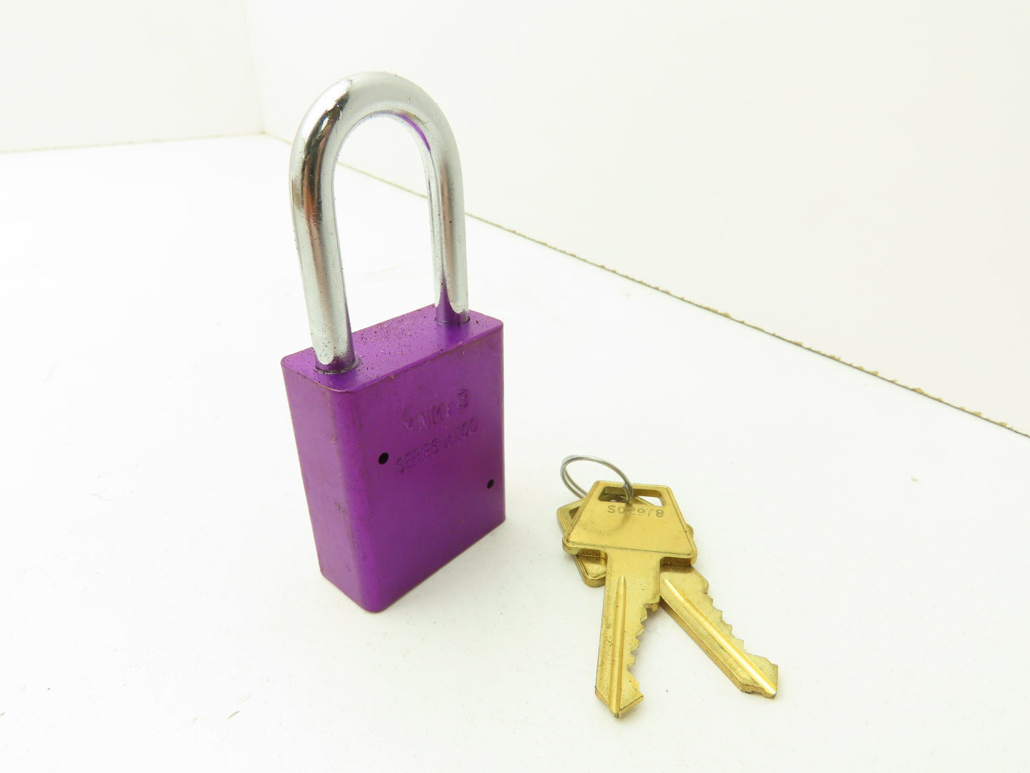 American Lock A1106KAPRP Lockout Padlock Purple 1-1/2" Shackle Lot of 3