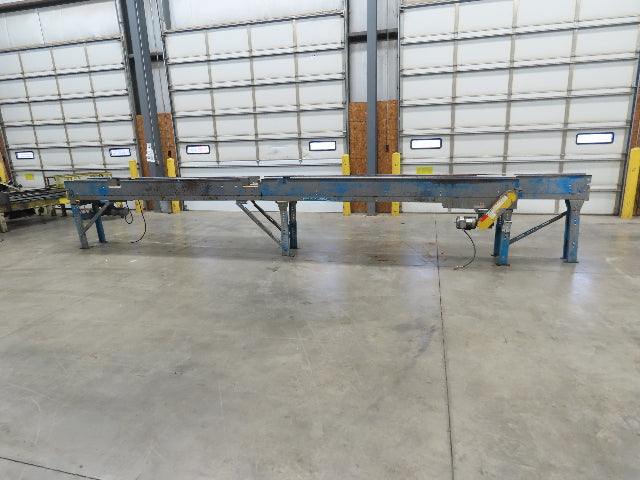New London Engineering 7.5"x 26' PlastiTrak Side by Side Plastic Chain Conveyor
