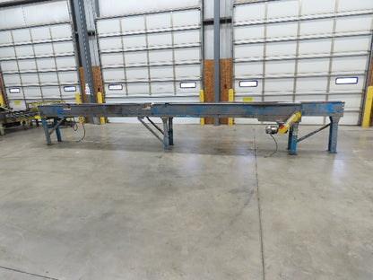 New London Engineering 7.5"x 26' PlastiTrak Side by Side Plastic Chain Conveyor