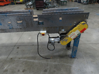 New London Engineering 7.5"x 26' PlastiTrak Side by Side Plastic Chain Conveyor