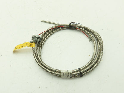 Barber Colman JP31-06-00-F1A072-3 Capp Thermocouple 6" Stem Flexible Armor 72"