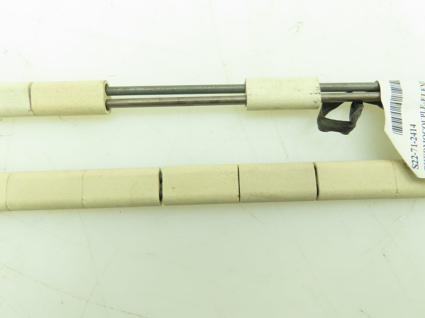 Watlow 1436-BW-18 Thermocouple 18" Type K Ceramic Insulated Lot of 2