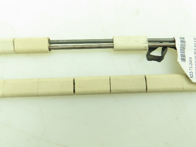 Watlow 1436-BW-18 Thermocouple 18" Type K Ceramic Insulated Lot of 2