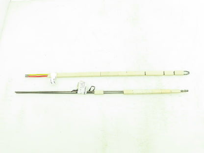 Watlow 1436-BW-18 Thermocouple 18" Type K Ceramic Insulated Lot of 2