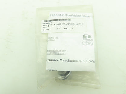 Ametek HB-3030 BR 3152 Tungsten Carbide Ball 10mm Indenter Punch Tester