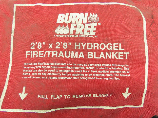 Hydrogel 734302 Emergency Fire Trauma Blanket Burn Free 2'8"x 2'8" Blanket