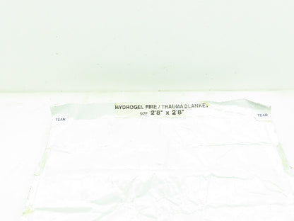 Hydrogel 734302 Emergency Fire Trauma Blanket Burn Free 2'8"x 2'8" Blanket