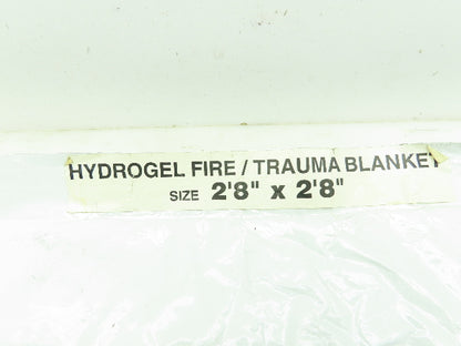 Hydrogel 734302 Emergency Fire Trauma Blanket Burn Free 2'8"x 2'8" Blanket