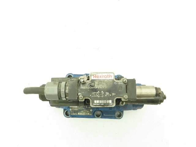 Rexroth 4WEH-22-E76/4WE6J62 Hydraulic Directional Solenoid Valve Stack 120V