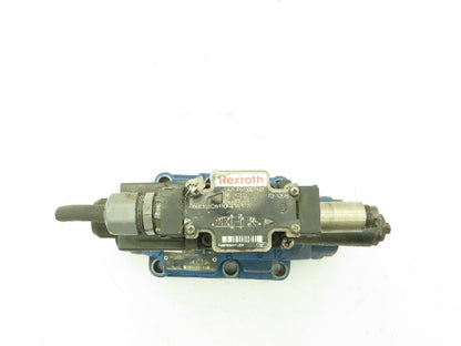 Rexroth 4WEH-22-E76/4WE6J62 Hydraulic Directional Solenoid Valve Stack 120V