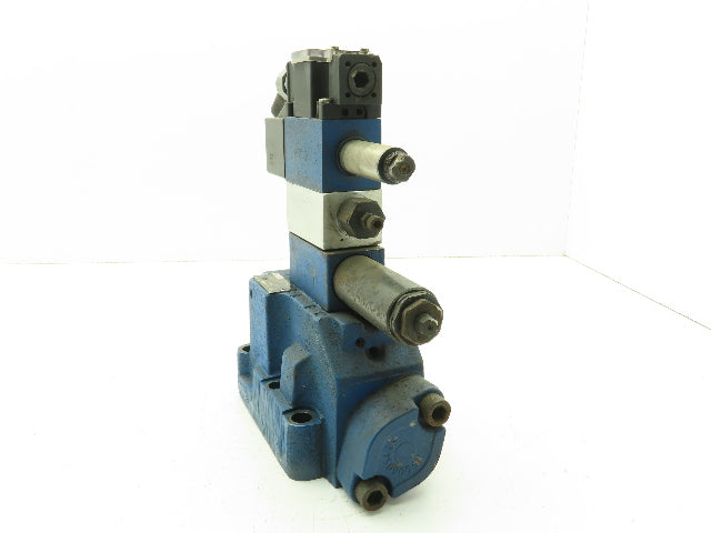 Rexroth 4WEH-22-E76/4WE6J62 Hydraulic Directional Solenoid Valve Stack 120V