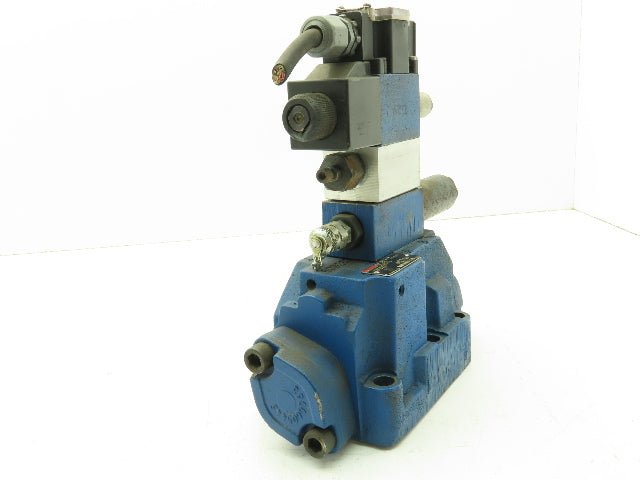 Rexroth 4WEH-22-E76/4WE6J62 Hydraulic Directional Solenoid Valve Stack 120V