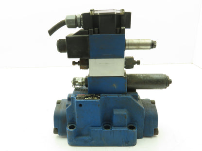 Rexroth 4WEH-22-E76/4WE6J62 Hydraulic Directional Solenoid Valve Stack 120V