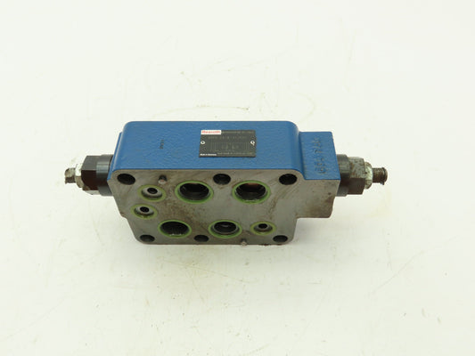 Rexroth Z2FS 22-8-31/S2V Hydraulic Double Throttle Check Valve Sandwich Plate