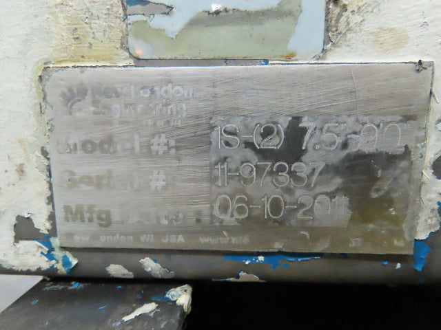 New London Engineering 7.5"x 19' Stainless Tabletop Chain Side by Side Conveyor