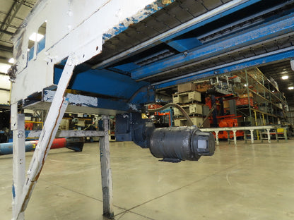 New London Engineering 7.5"x 19' Stainless Tabletop Chain Side by Side Conveyor