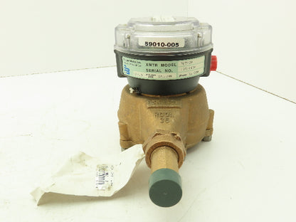 BADGER RCDL 35 Water Meter Bronze Valve 3/4" NPT With Pulse Meter PFT420
