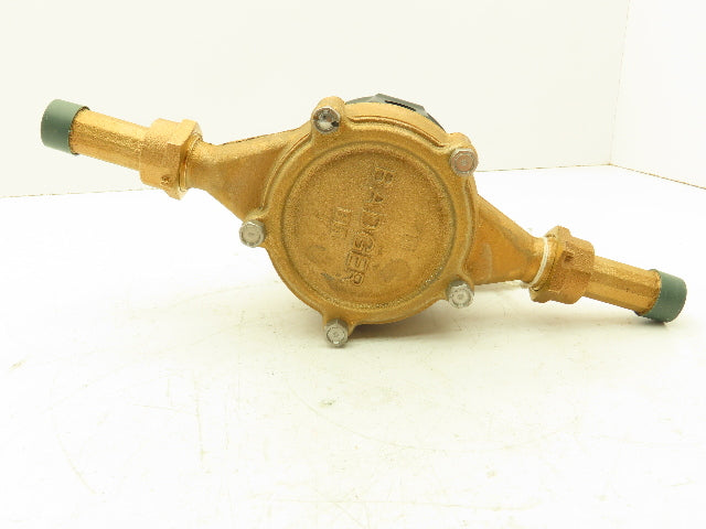 BADGER RCDL 35 Water Meter Bronze Valve 3/4" NPT With Pulse Meter PFT420
