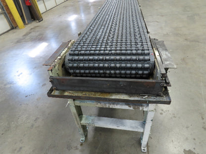 18"x 18' Intralox Roller Top Plastic Chain Accumulating Conveyor 460V 3PH