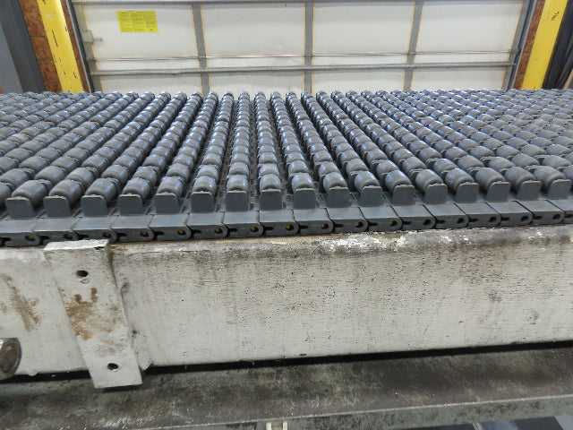 18"x 18' Intralox Roller Top Plastic Chain Accumulating Conveyor 460V 3PH