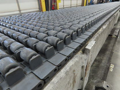 18"x 18' Intralox Roller Top Plastic Chain Accumulating Conveyor 460V 3PH