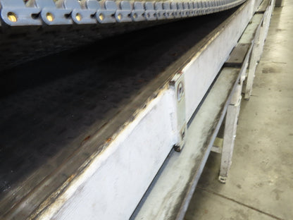 18"x 18' Intralox Roller Top Plastic Chain Accumulating Conveyor 460V 3PH