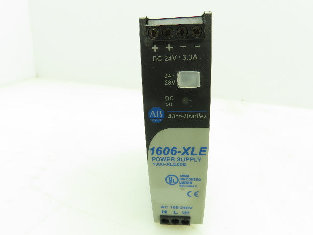 Allen Bradley 1606-XLE80E Power Supply 24-28VDC 3.3A Input 100-240VAC