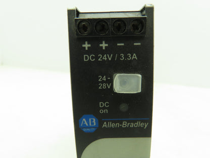 Allen Bradley 1606-XLE80E Power Supply 24-28VDC 3.3A Input 100-240VAC