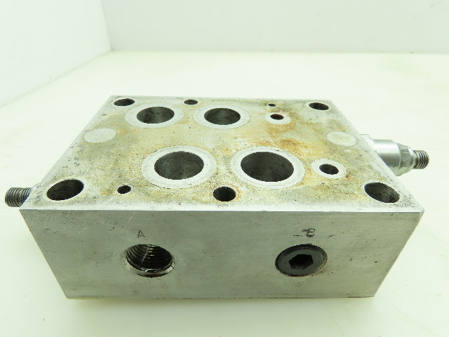 Sun Hydraulics CKY Aluminum Sandwich Valve Manifold w/ Relief Cartridge RPEC-LAN