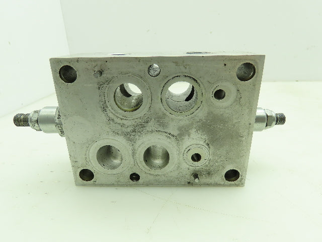 Sun Hydraulics CKY Aluminum Sandwich Valve Manifold w/ Relief Cartridge RPEC-LAN