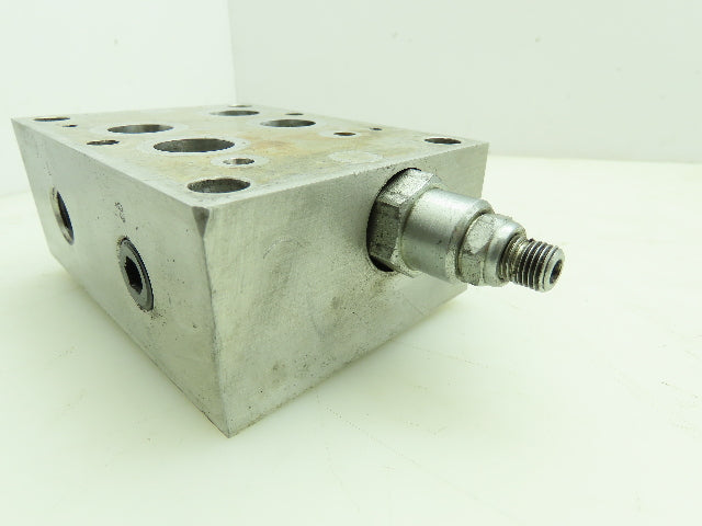 Sun Hydraulics CKY Aluminum Sandwich Valve Manifold w/ Relief Cartridge RPEC-LAN