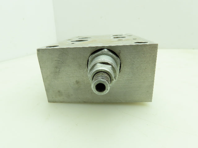 Sun Hydraulics CKY Aluminum Sandwich Valve Manifold w/ Relief Cartridge RPEC-LAN