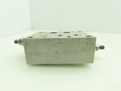 Sun Hydraulics CKY Aluminum Sandwich Valve Manifold w/ Relief Cartridge RPEC-LAN