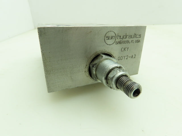 Sun Hydraulics CKY Aluminum Sandwich Valve Manifold w/ Relief Cartridge RPEC-LAN