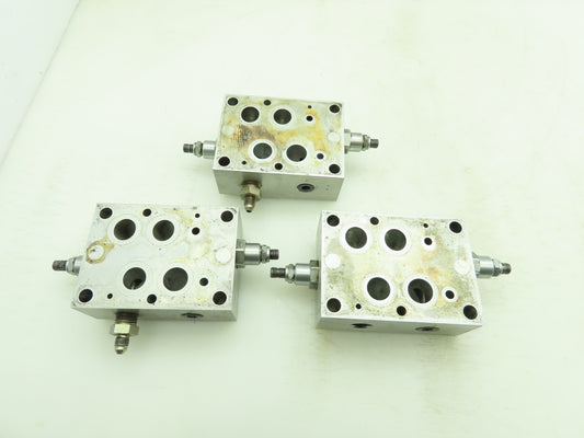 Sun Hydraulics CKY Aluminum Sandwich Valve Manifold w/ Relief Cartridge RPEC-LAN