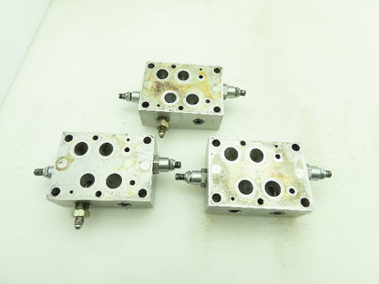 Sun Hydraulics CKY Aluminum Sandwich Valve Manifold w/ Relief Cartridge RPEC-LAN