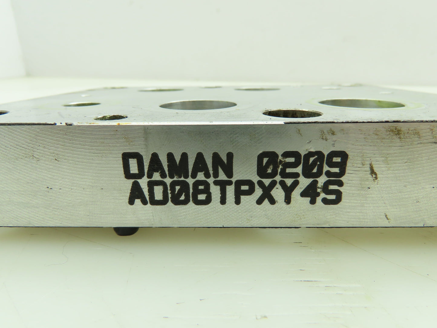 Daman AD08TPXY4S Aluminum Tapping Plate X&Y Ports SAE-4 D08  Lot of 2