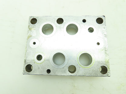 Daman AD08TPXY4S Aluminum Tapping Plate X&Y Ports SAE-4 D08  Lot of 2