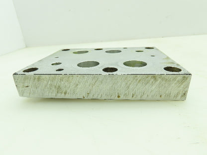 Daman AD08TPXY4S Aluminum Tapping Plate X&Y Ports SAE-4 D08  Lot of 2
