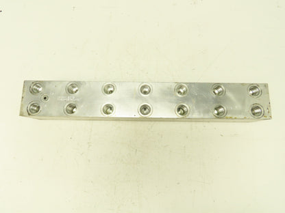 Daman AD03HP074S/PC 7-Station Aluminum Hydraulic Manifold Valve Block D03 SAE