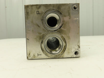 Daman AD03HP074S/PC 7-Station Aluminum Hydraulic Manifold Valve Block D03 SAE