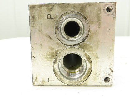 Daman AD03HP074S/PC 7-Station Aluminum Hydraulic Manifold Valve Block D03 SAE