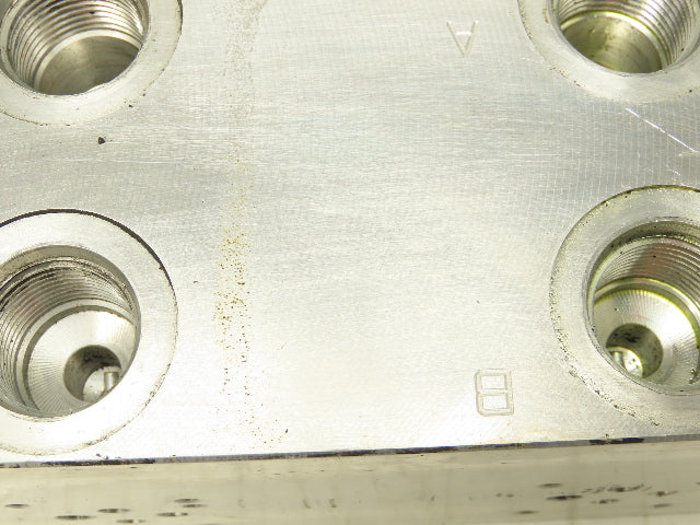 Daman AD03HP074S/PC 7-Station Aluminum Hydraulic Manifold Valve Block D03 SAE