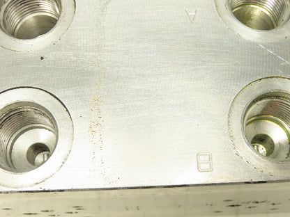 Daman AD03HP074S/PC 7-Station Aluminum Hydraulic Manifold Valve Block D03 SAE