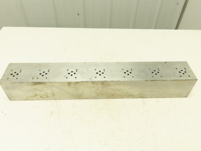 Daman AD03HP074S/PC 7-Station Aluminum Hydraulic Manifold Valve Block D03 SAE