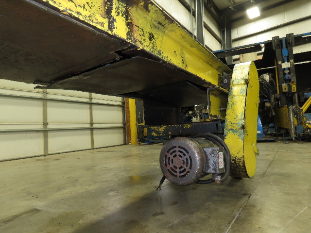 19"x 11' 9" Slider Bed 12" Belt Conveyor 460V 3PH End Drive 56 FPM